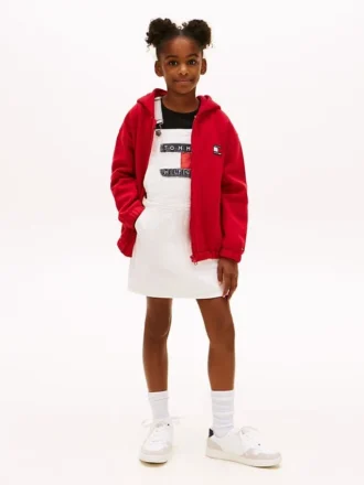 Robe-salopette en denim pour enfant Hilfiger Badge