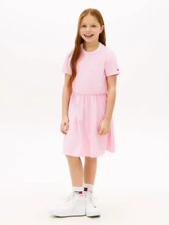 Robe t-shirt à motifs printaniers pour enfant