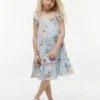 Robe à volants et imprimé floral pour enfant Robe à volants et imprimé floral pour enfant