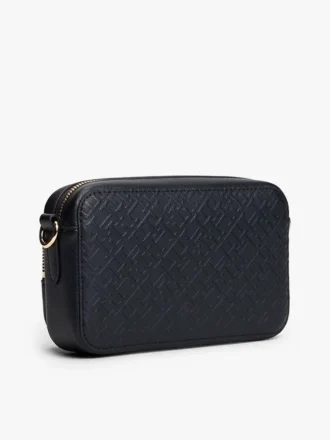 Sac à bandoulière avec monogramme gaufré sur toute la surface Sac à bandoulière avec monogramme gaufré sur toute la surface
