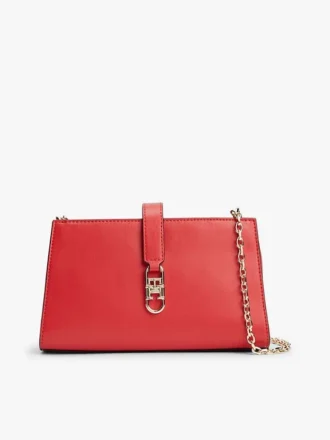 Sac à bandoulière à chaîne et monogramme