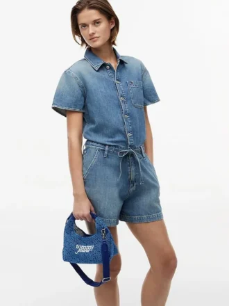 Sac à bandoulière en crochet Tommy Jeans