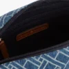 Sac à bandoulière en denim à imprimé drapeau intégral