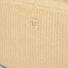 Sac à bandoulière en raphia avec logo monogramme