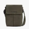 Sac à bandoulière à rabat en daim