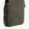 Sac à bandoulière à rabat en daim