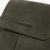 Sac à bandoulière à rabat en daim