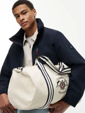 Sac de voyage en toile avec écusson nautique