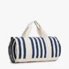 Sac de voyage en toile à rayures marines