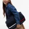 Sac de voyage à rayures et logo pour enfants
