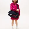 Sac de voyage à rayures et logo pour enfants