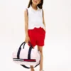 Sac de voyage à rayures et logo pour enfants