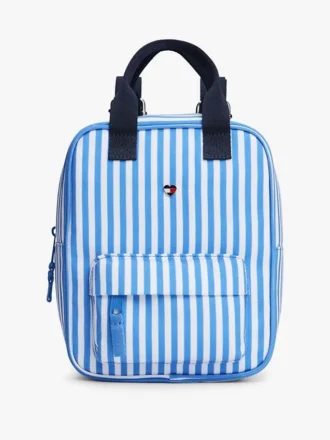 Sac à dos en toile rayée pour enfant