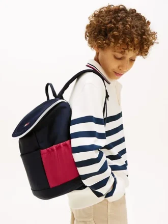 Sac à dos à rabat coloré pour enfants