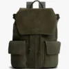 Sac à dos à rabat en daim Sac à dos à rabat en daim