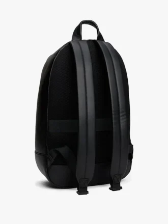Sac à dos à rayures logo et finition grainée Sac à dos à rayures logo et finition grainée