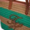 Sac fourre-tout en crochet à rayures marines