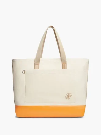 Sac fourre-tout en toile à blocs de couleur