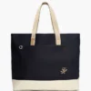 Sac fourre-tout en toile à blocs de couleur