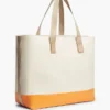 Sac fourre-tout en toile à blocs de couleur Sac fourre-tout en toile à blocs de couleur