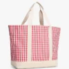 Sac fourre-tout en toile vichy