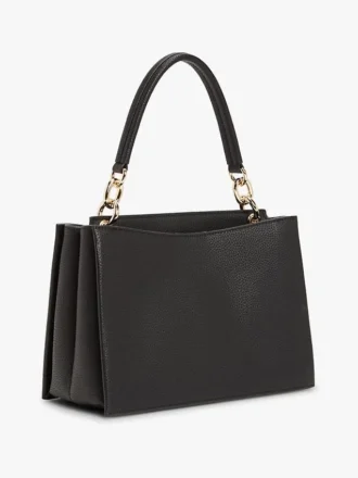 Sac à main moyen à fermoir monogrammé