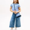 Sac seau en toile rayée pour enfants