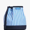 Sac seau en toile rayée pour enfants