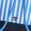Sac seau en toile rayée pour enfants