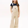 Salopette en denim stretch à jambes larges pour enfants Salopette en denim stretch à jambes larges pour enfants