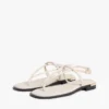 Sandales en cuir à accents métalliques Sandales en cuir à accents métalliques