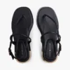 Sandales en cuir à accents métalliques Sandales en cuir à accents métalliques
