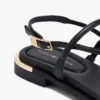 Sandales en cuir à accents métalliques Sandales en cuir à accents métalliques
