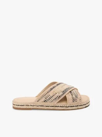 Sandales espadrilles en raphia