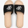 Sandales espadrilles à monogramme script Sandales espadrilles à monogramme script