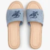 Sandales espadrilles à monogramme script Sandales espadrilles à monogramme script