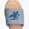 Sandales espadrilles à monogramme script Sandales espadrilles à monogramme script