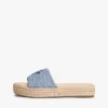 Sandales espadrilles à monogramme script Sandales espadrilles à monogramme script