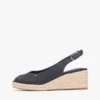 Sandales espadrilles à talon compensé et bride arrière Sandales espadrilles à talon compensé et bride arrière