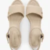 Sandales espadrilles à talon compensé tissé Sandales espadrilles à talon compensé tissé