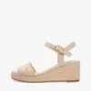 Sandales espadrilles à talon compensé tissé Sandales espadrilles à talon compensé tissé