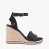 Sandales espadrilles à talons compensés en raphia Sandales espadrilles à talons compensés en raphia