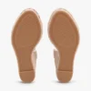 Sandales espadrilles à talons compensés en raphia Sandales espadrilles à talons compensés en raphia