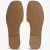 Sandales à lanières tissées avec monogramme en lettres cursives Sandales à lanières tissées avec monogramme en lettres cursives