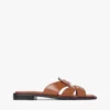 Sandales mocassins en cuir Sandales mocassins en cuir