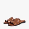 Sandales mocassins en cuir Sandales mocassins en cuir