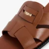 Sandales mocassins en cuir Sandales mocassins en cuir