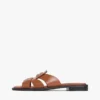 Sandales mocassins en cuir Sandales mocassins en cuir