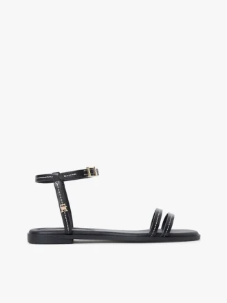 Sandales plates en cuir Sandales plates en cuir