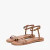 Sandales plates en cuir Sandales plates en cuir